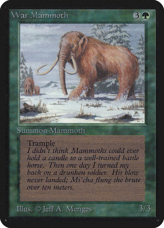War Mammoth [Limited Edition Alpha] | Good Games North