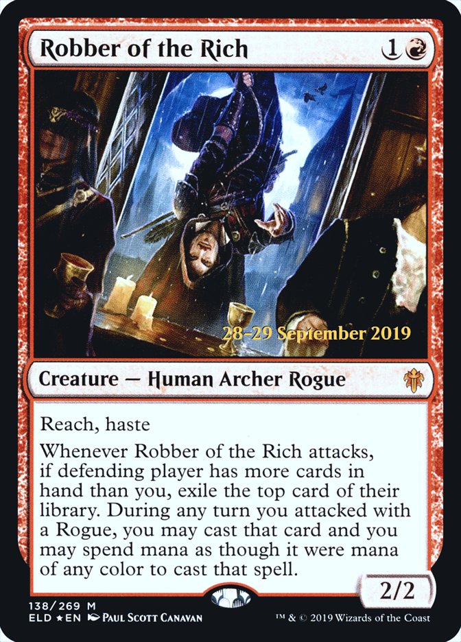 Robber of the Rich  [Throne of Eldraine Prerelease Promos] | Good Games North