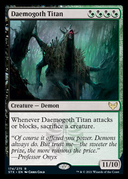 Daemogoth Titan [Strixhaven: School of Mages] | Good Games North