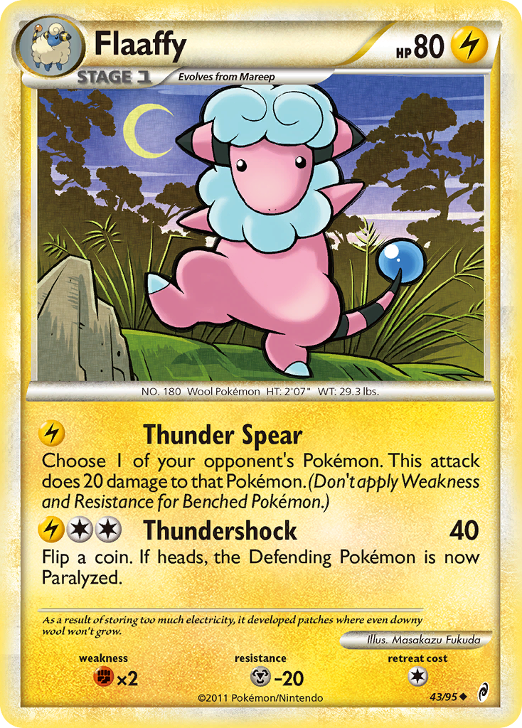 Flaaffy (43/95) [HeartGold & SoulSilver: Call of Legends] | Good Games North