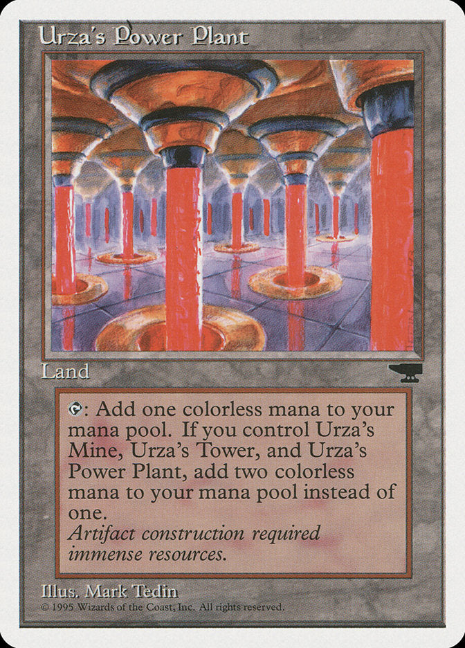 Urza's Power Plant (Red Columns) [Chronicles] | Good Games North