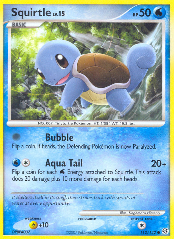 Squirtle (112/132) [Diamond & Pearl: Secret Wonders] | Good Games North