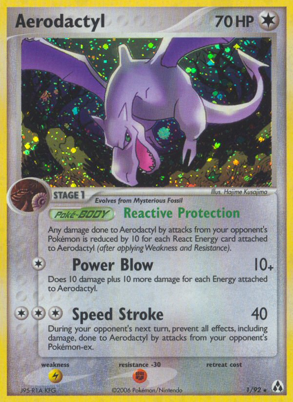 Aerodactyl (1/92) [EX: Legend Maker] | Good Games North