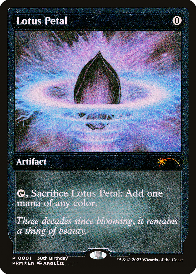 Lotus Petal (Foil Etched) [30th Anniversary Promos] | Good Games North