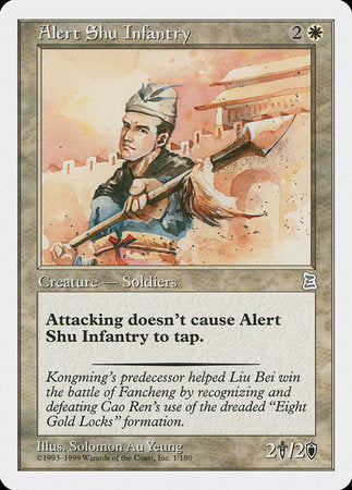 Alert Shu Infantry [Portal Three Kingdoms] | Good Games North