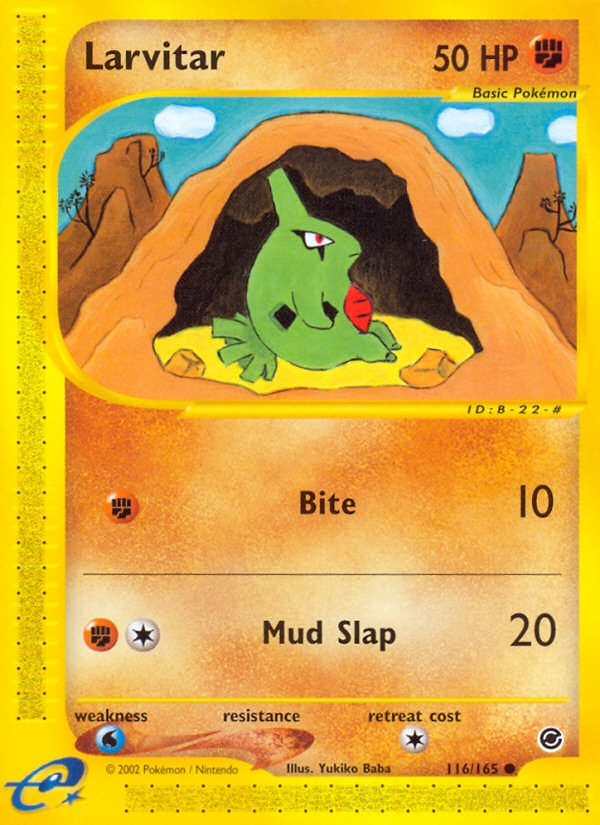Larvitar (116/165) [Expedition: Base Set] | Good Games North