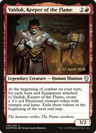 Valduk, Keeper of the Flame [Dominaria Promos] | Good Games North