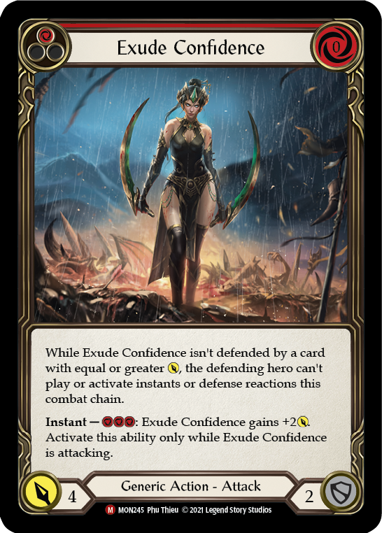 Exude Confidence [MON245] 1st Edition Normal | Good Games North