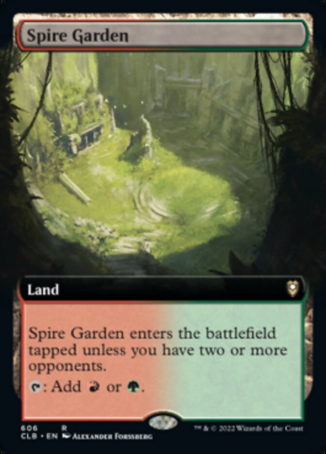 Spire Garden (Extended Art) [Commander Legends: Battle for Baldur's Gate] | Good Games North
