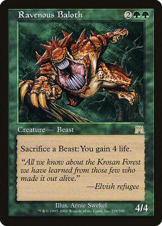 Ravenous Baloth [Onslaught] | Good Games North