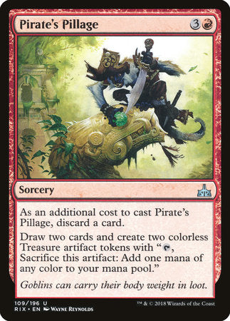 Pirate's Pillage [Rivals of Ixalan] | Good Games North
