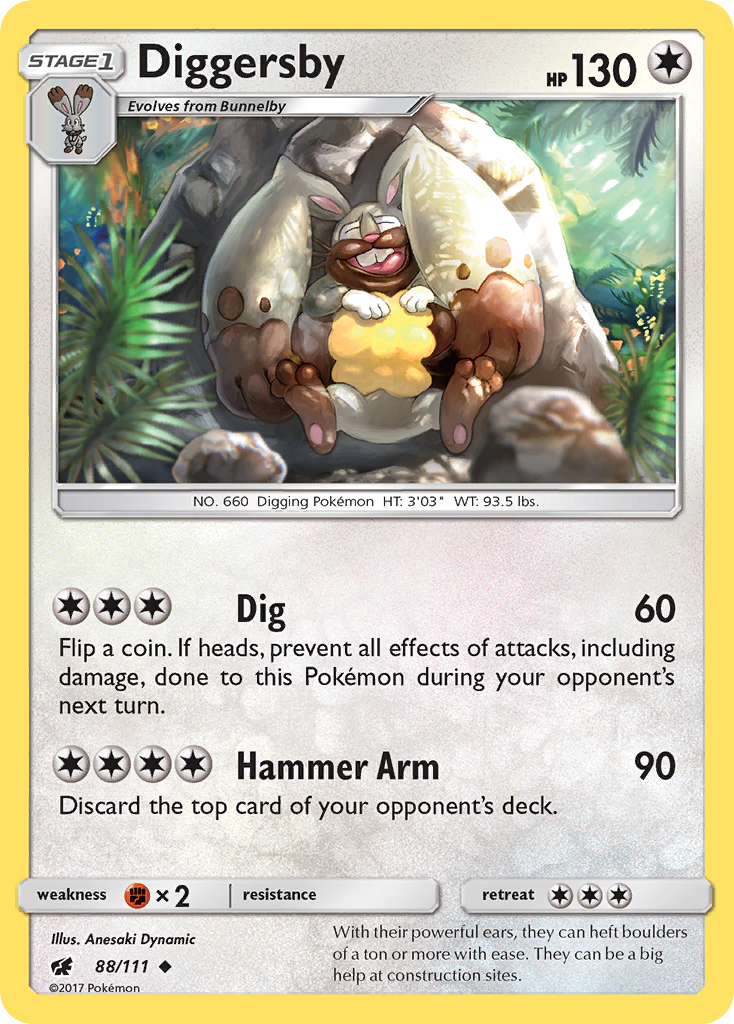Diggersby (88/111) [Sun & Moon: Crimson Invasion] | Good Games North