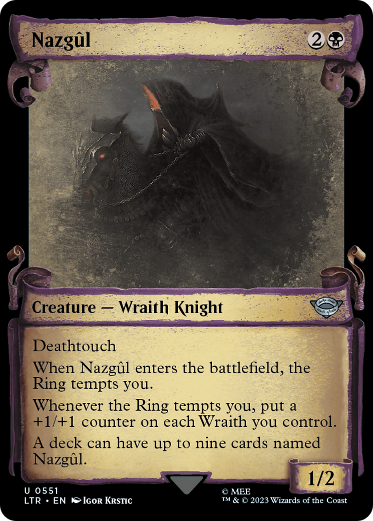 Nazgul (0551) [The Lord of the Rings: Tales of Middle-Earth Showcase Scrolls] | Good Games North
