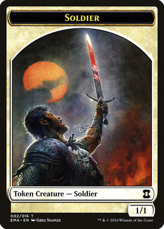 Soldier Token [Eternal Masters Tokens] | Good Games North