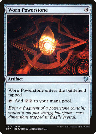 Worn Powerstone [Commander 2017] | Good Games North