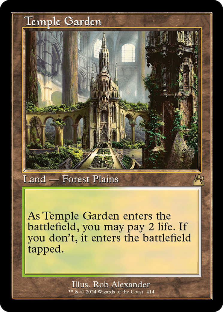 Temple Garden (Retro) [Ravnica Remastered] | Good Games North