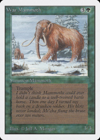 War Mammoth [Unlimited Edition] | Good Games North