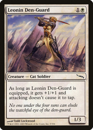 Leonin Den-Guard [Mirrodin] | Good Games North