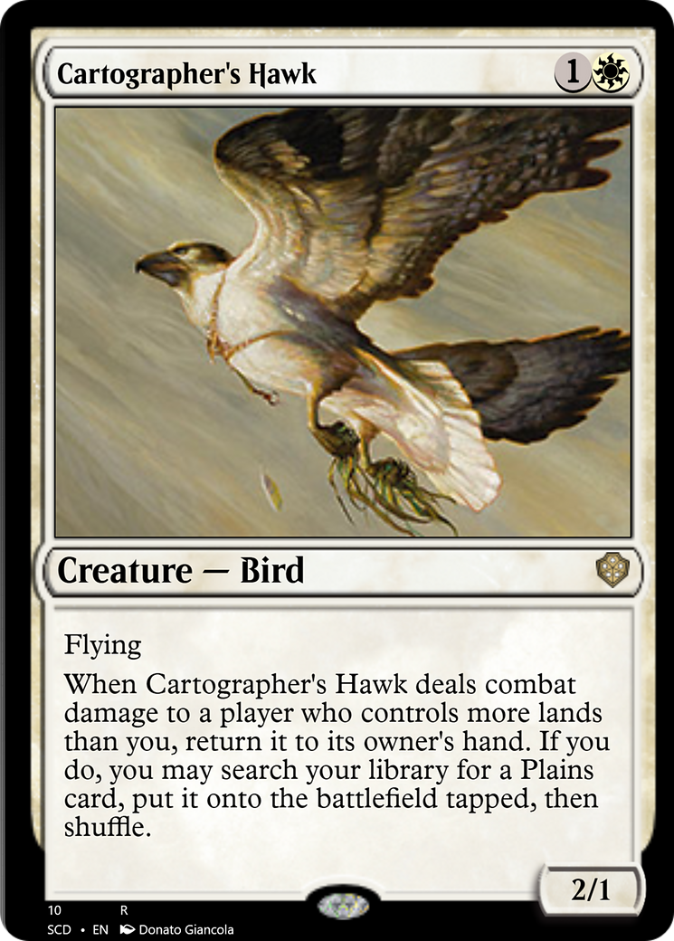 Cartographer's Hawk [Starter Commander Decks] | Good Games North