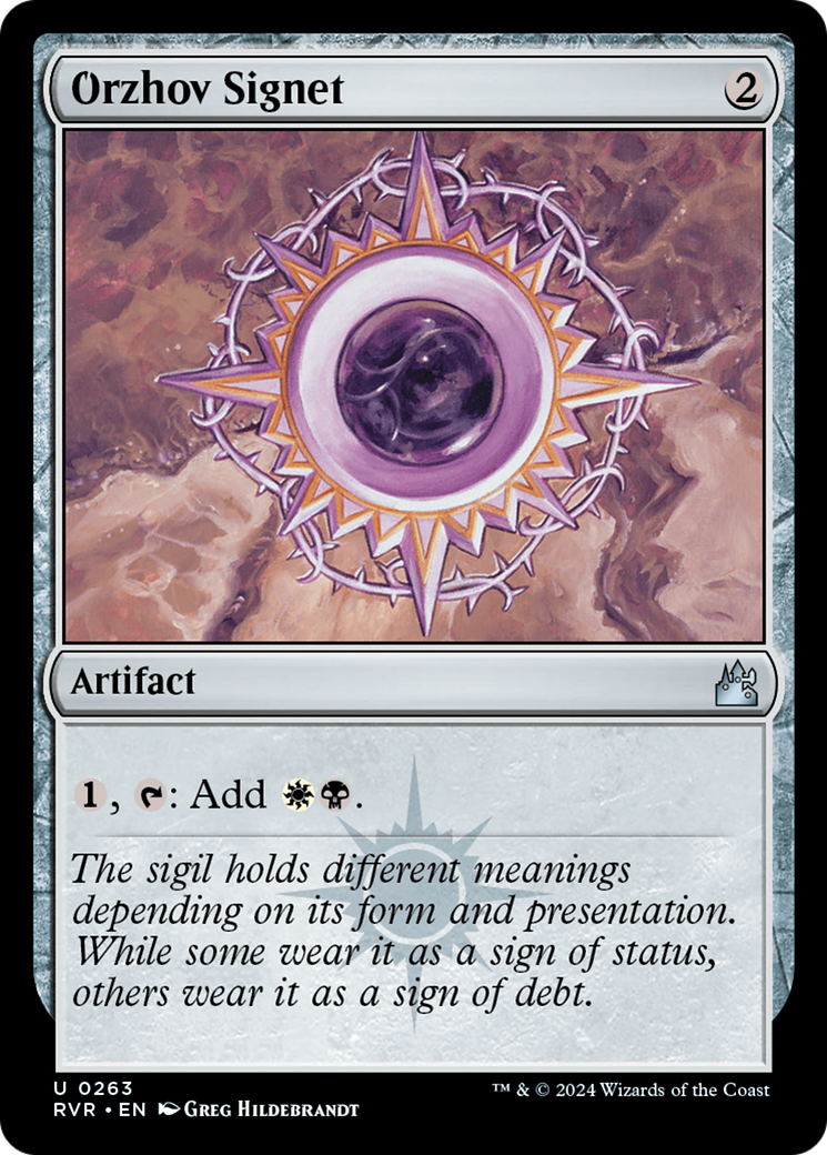 Orzhov Signet [Ravnica Remastered] | Good Games North