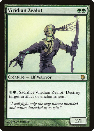 Viridian Zealot [Darksteel] | Good Games North