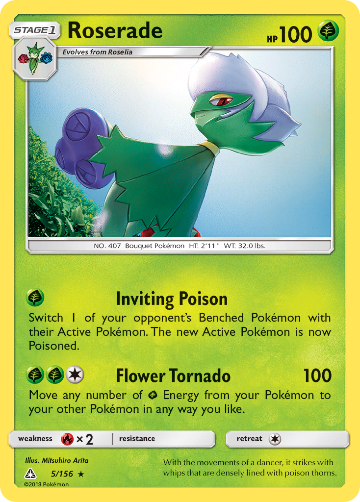 Roserade (5/156) [Sun & Moon: Ultra Prism] | Good Games North