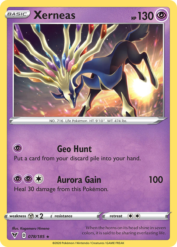 Xerneas (078/185) [Sword & Shield: Vivid Voltage] | Good Games North