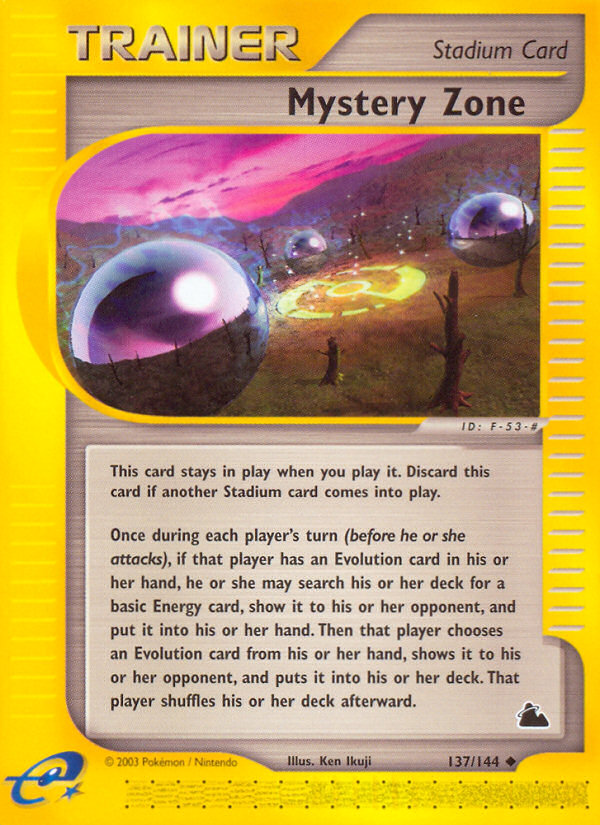 Mystery Zone (137/144) [Skyridge] | Good Games North