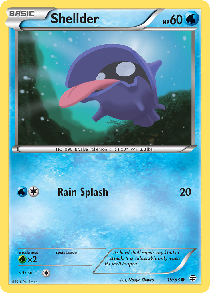 Shellder (19/83) [XY: Generations] | Good Games North
