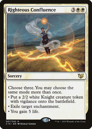 Righteous Confluence [Commander 2015] | Good Games North