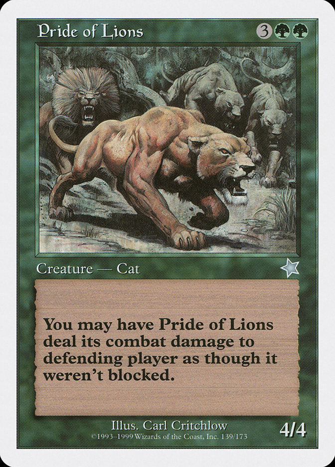 Pride of Lions [Starter 1999] | Good Games North