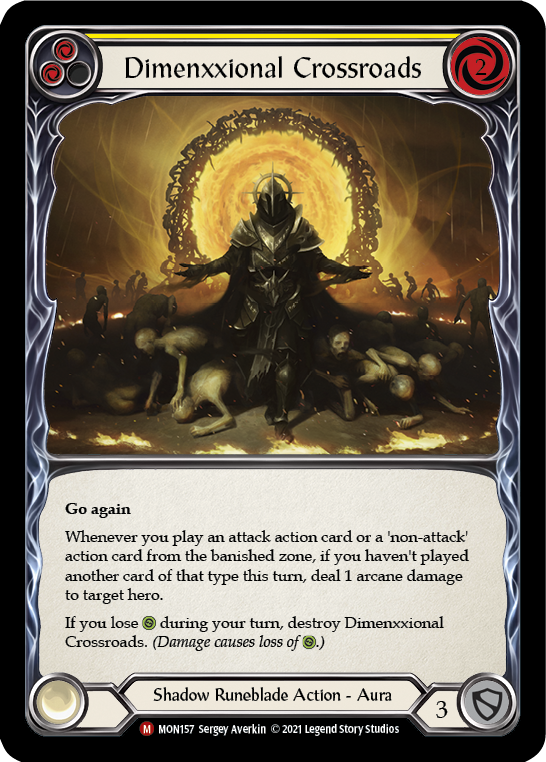 Dimenxxional Crossroads [MON157] 1st Edition Normal | Good Games North