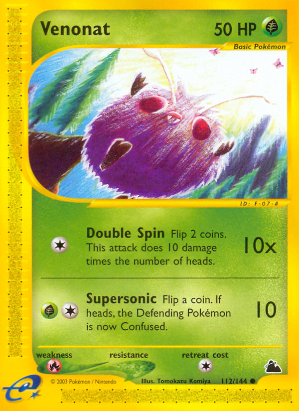 Venonat (112/144) [Skyridge] | Good Games North
