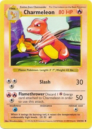 Charmeleon (24/102) [Base Set Shadowless Unlimited] | Good Games North