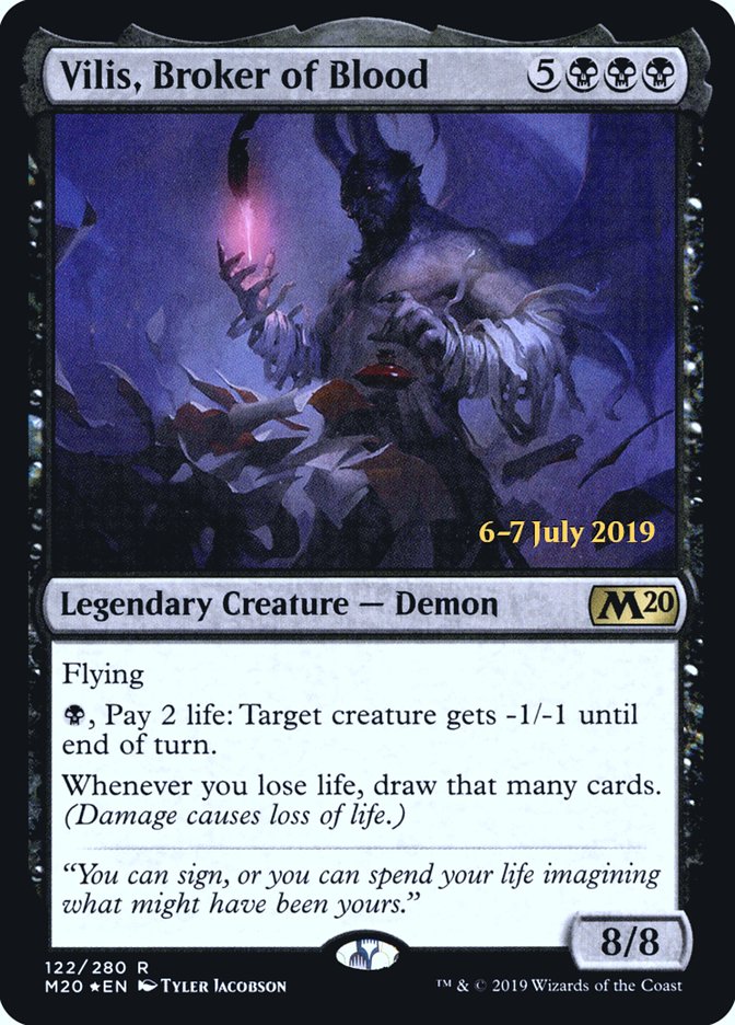 Vilis, Broker of Blood  [Core Set 2020 Prerelease Promos] | Good Games North