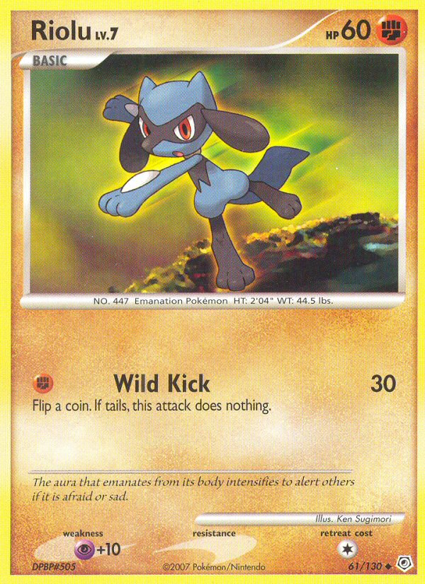 Riolu (61/130) [Diamond & Pearl: Base Set] | Good Games North