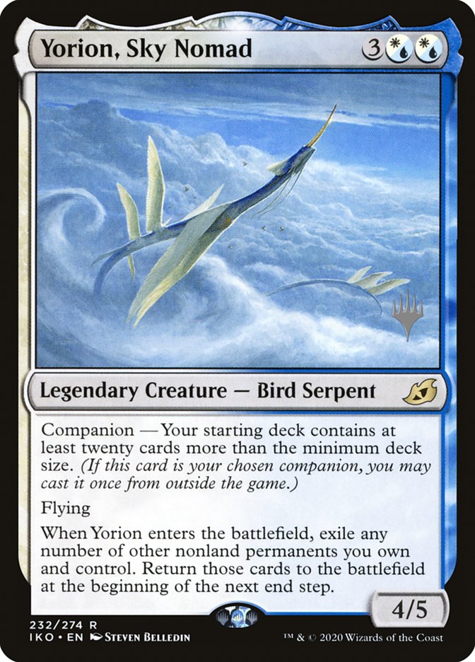 Yorion, Sky Nomad (Promo Pack) [Ikoria: Lair of Behemoths Promos] | Good Games North