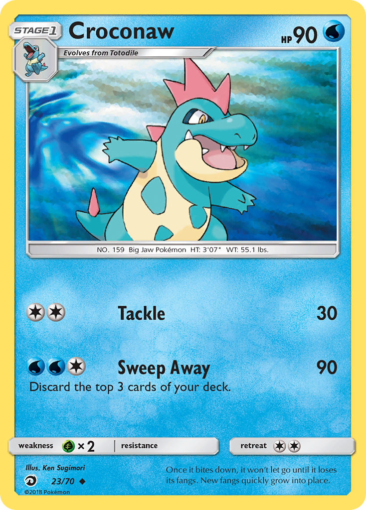 Croconaw (23/70) [Sun & Moon: Dragon Majesty] | Good Games North