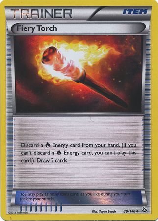 Fiery Torch (89/106) (Sheen Holo Pyroar Collection Exclusive) [XY: Flashfire] | Good Games North