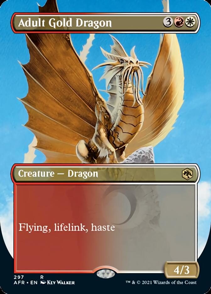 Adult Gold Dragon (Extended) [Dungeons & Dragons: Adventures in the Forgotten Realms] | Good Games North