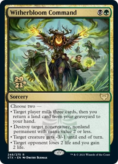 Witherbloom Command [Strixhaven: School of Mages Prerelease Promos] | Good Games North