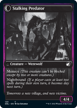 Shady Traveler // Stalking Predator [Innistrad: Double Feature] | Good Games North