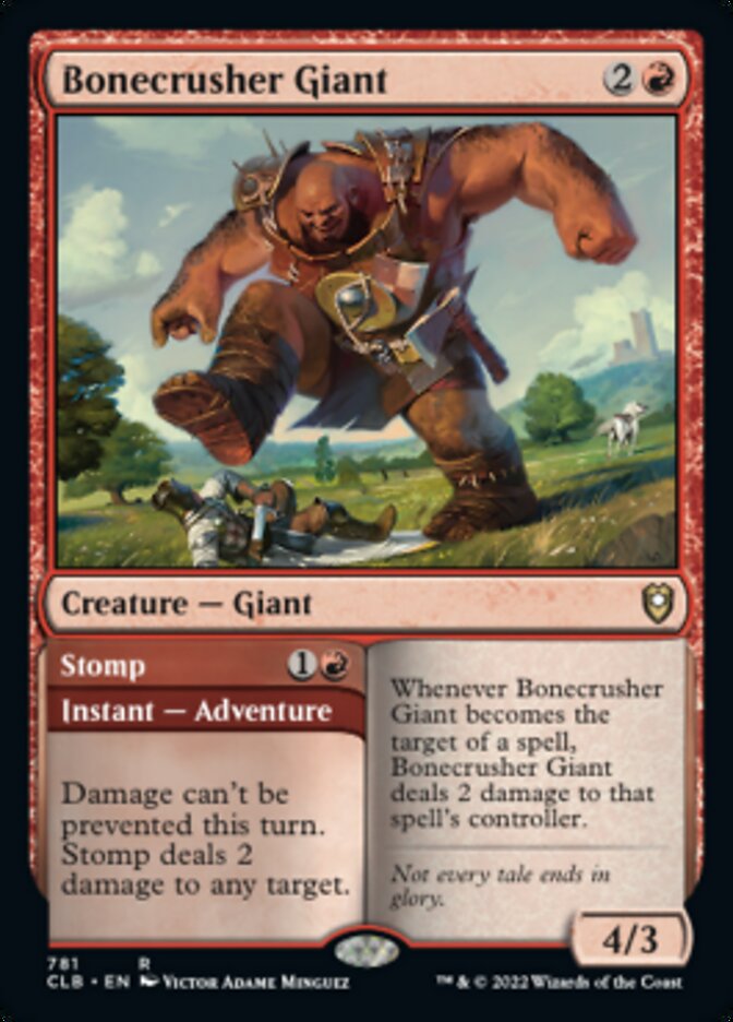 Bonecrusher Giant // Stomp [Commander Legends: Battle for Baldur's Gate] | Good Games North