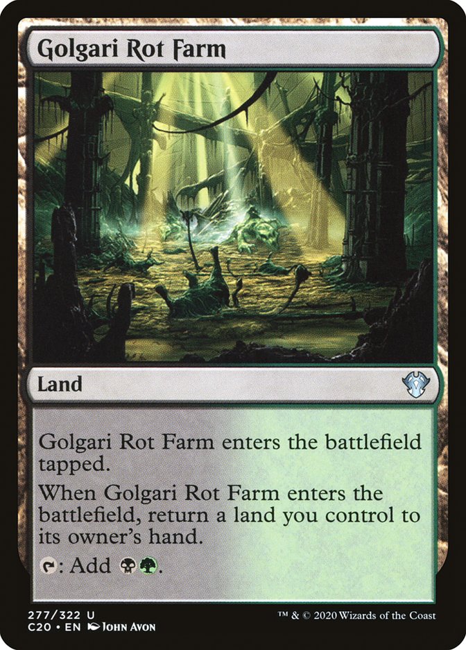 Golgari Rot Farm [Commander 2020] | Good Games North