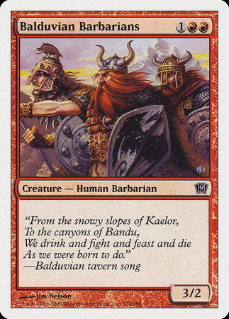 Balduvian Barbarians [Ninth Edition] | Good Games North