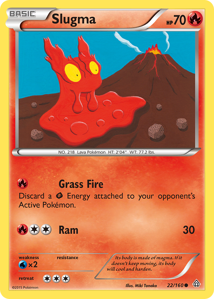Slugma (22/160) [XY: Primal Clash] | Good Games North