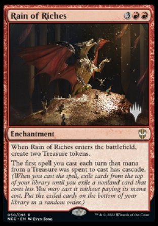 Rain of Riches (Promo Pack) [Streets of New Capenna Commander Promos] | Good Games North