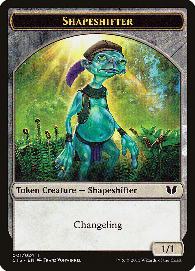 Elemental Shaman // Shapeshifter Double-Sided Token [Commander 2015 Tokens] | Good Games North
