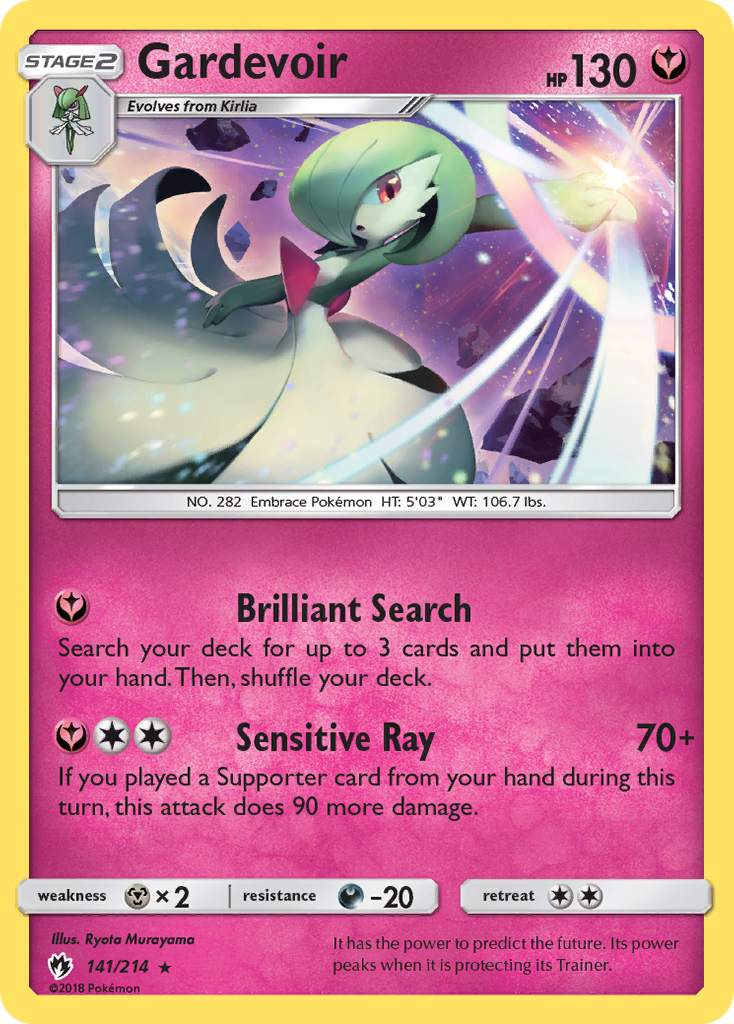 Gardevoir (141/214) [Sun & Moon: Lost Thunder] | Good Games North