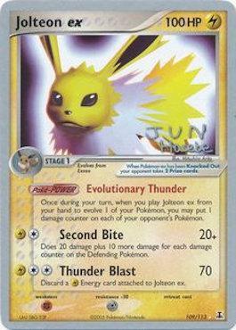 Jolteon ex (109/113) (Flyvees - Jun Hasebe) [World Championships 2007] | Good Games North